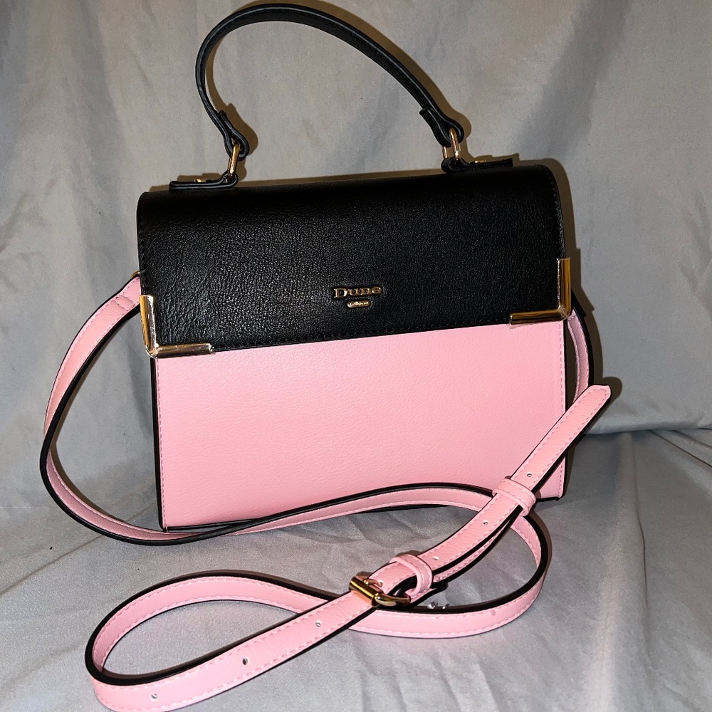 Dune London Pink and Black Purse